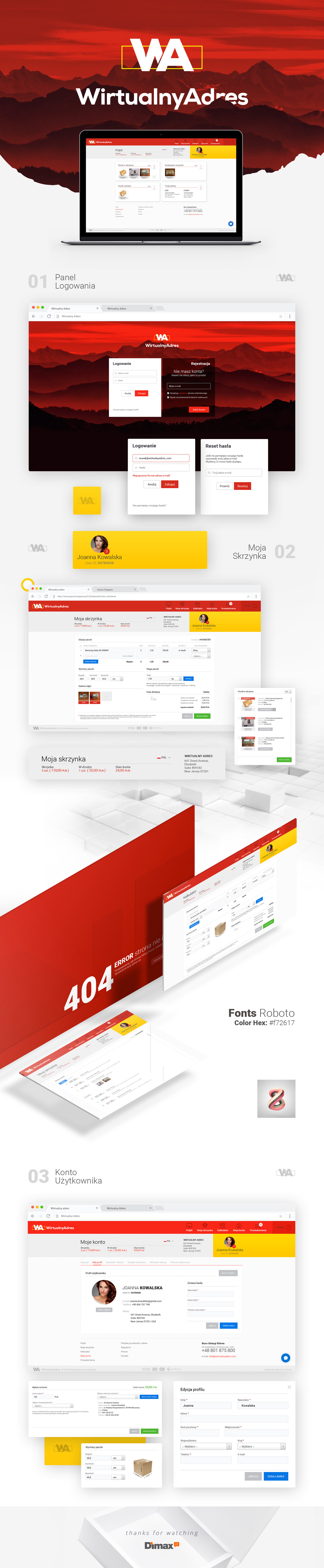 ux/ui system dashboard Web Design  user interface post courier www Transport