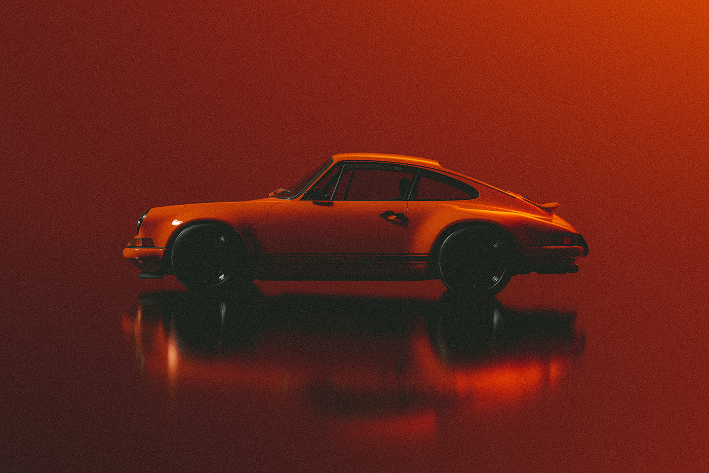 blender car car photography CGI Porsche Porsche 911 studio Studio Photography vintage