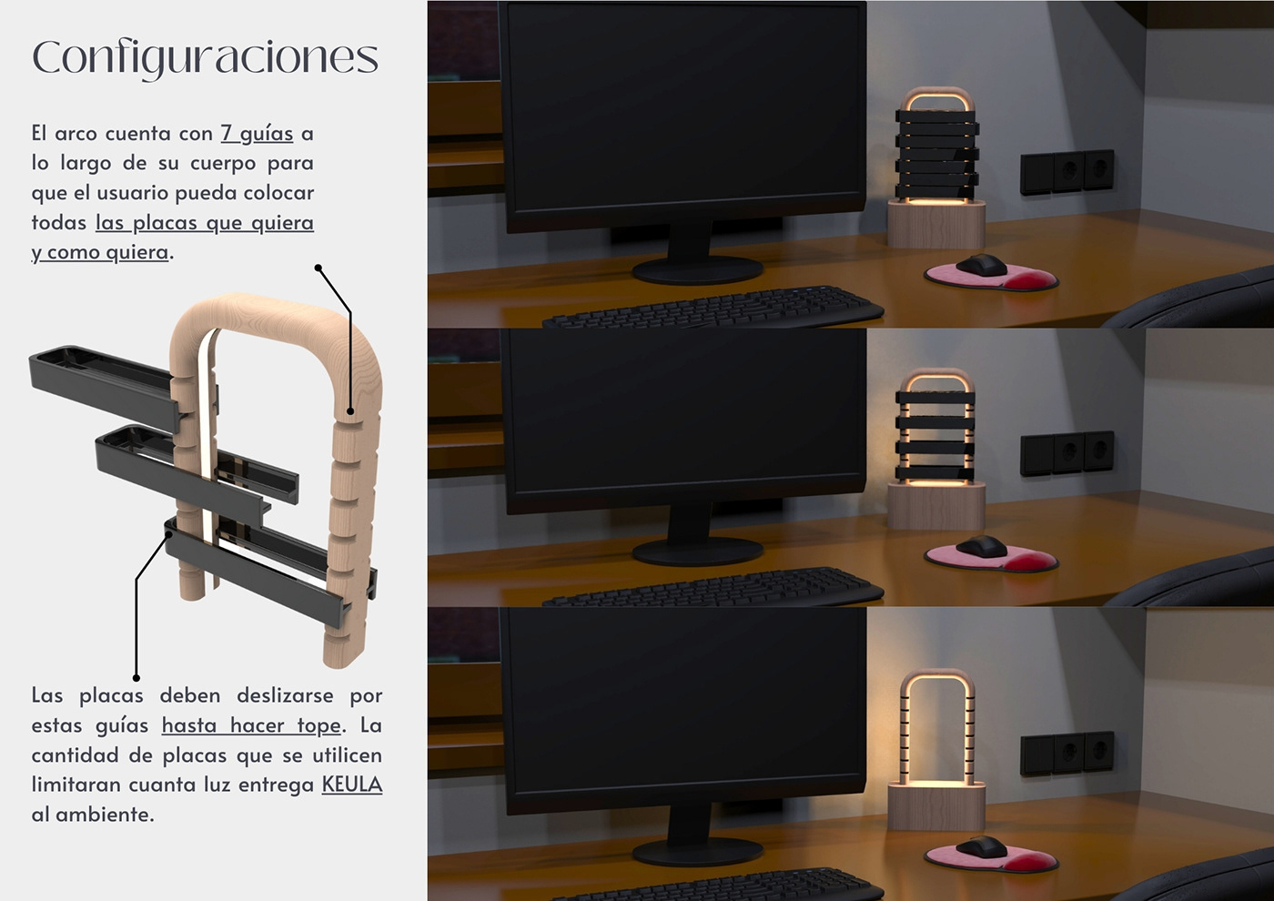 Ready to assemble RTA ikea Lamp industrial design  Rhinoceros keyshot product design  Render 3D