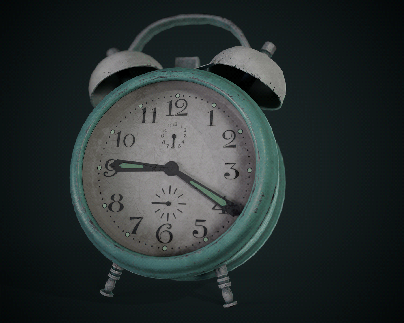 clock 3D Render Game Art props