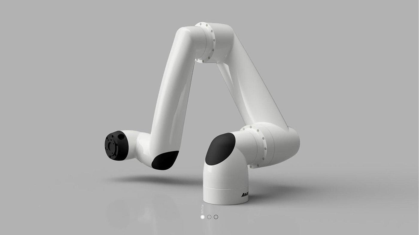 Robotic arm design design industrial design  high technologies graphic