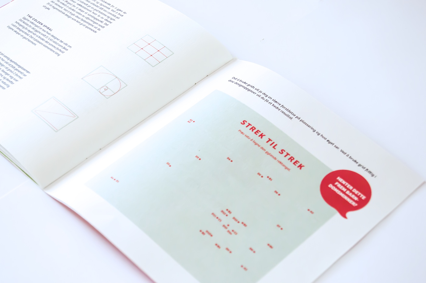 Adobe Portfolio printdesign brochure graphic design  print book book design colorful step by step Graphic Design Guide Playful Guidebook MINI red beginner