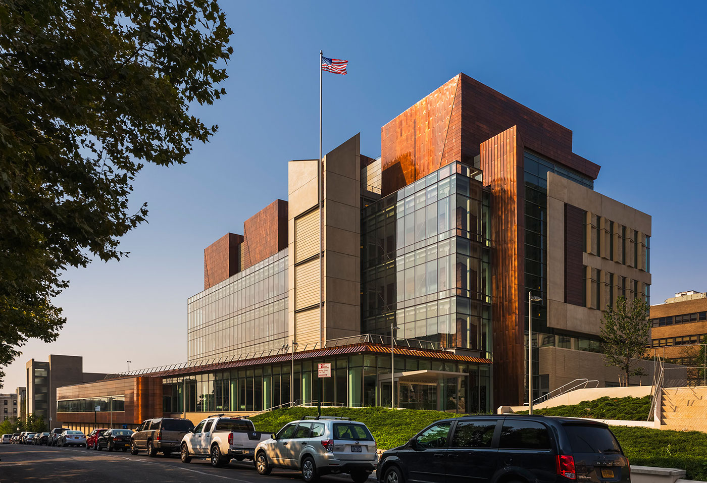 Civic courthouse staten island New York new york city Ennead Ennead Architects legal courtroom harbor