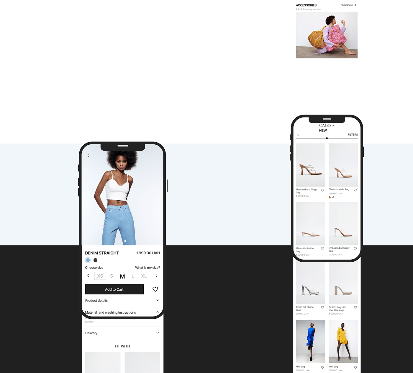 app design application Ecommerce fashion design shop ui design UX design Website