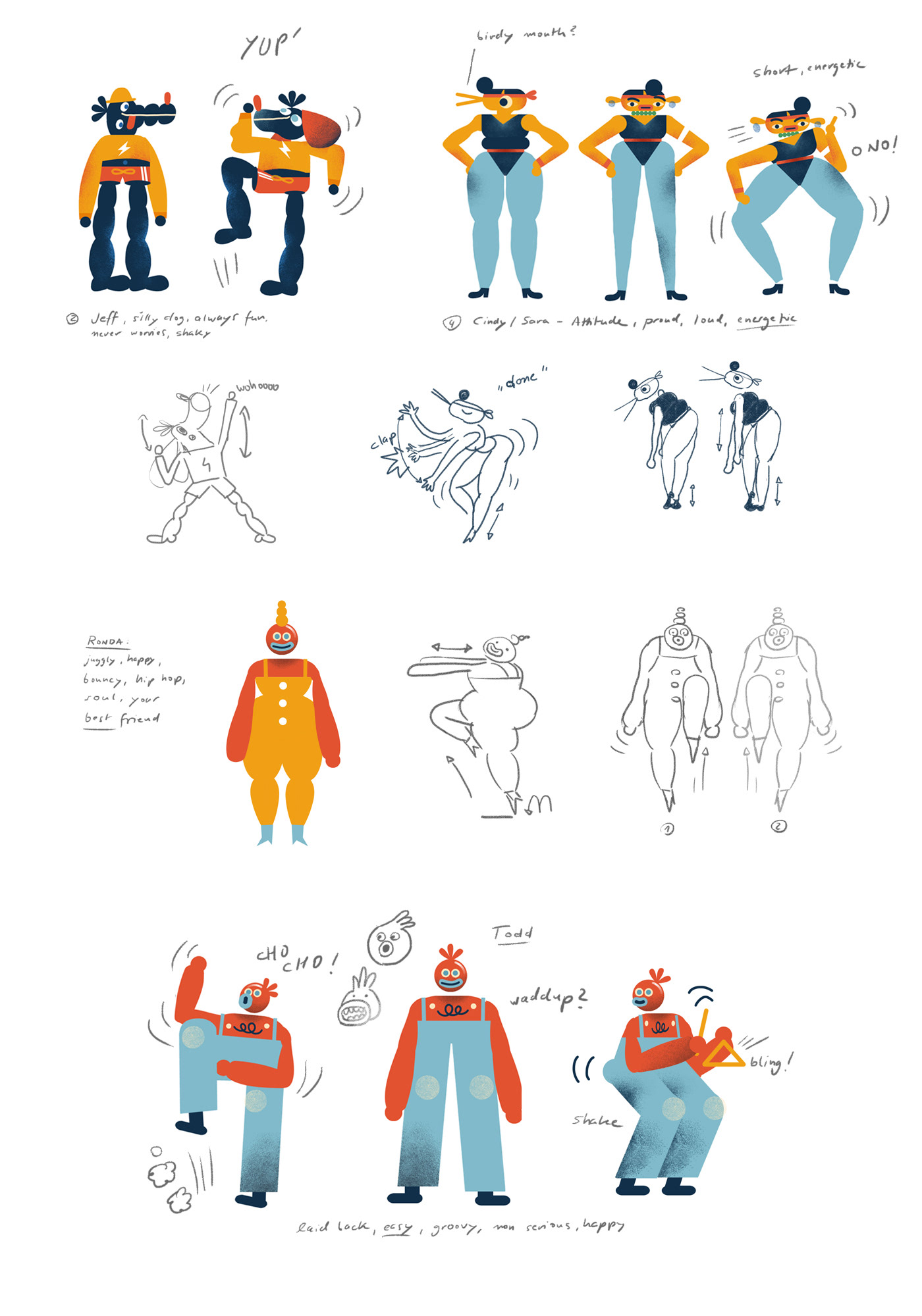 gif design ILLUSTRATION  loop animation  DANCE   funny creative bear Character