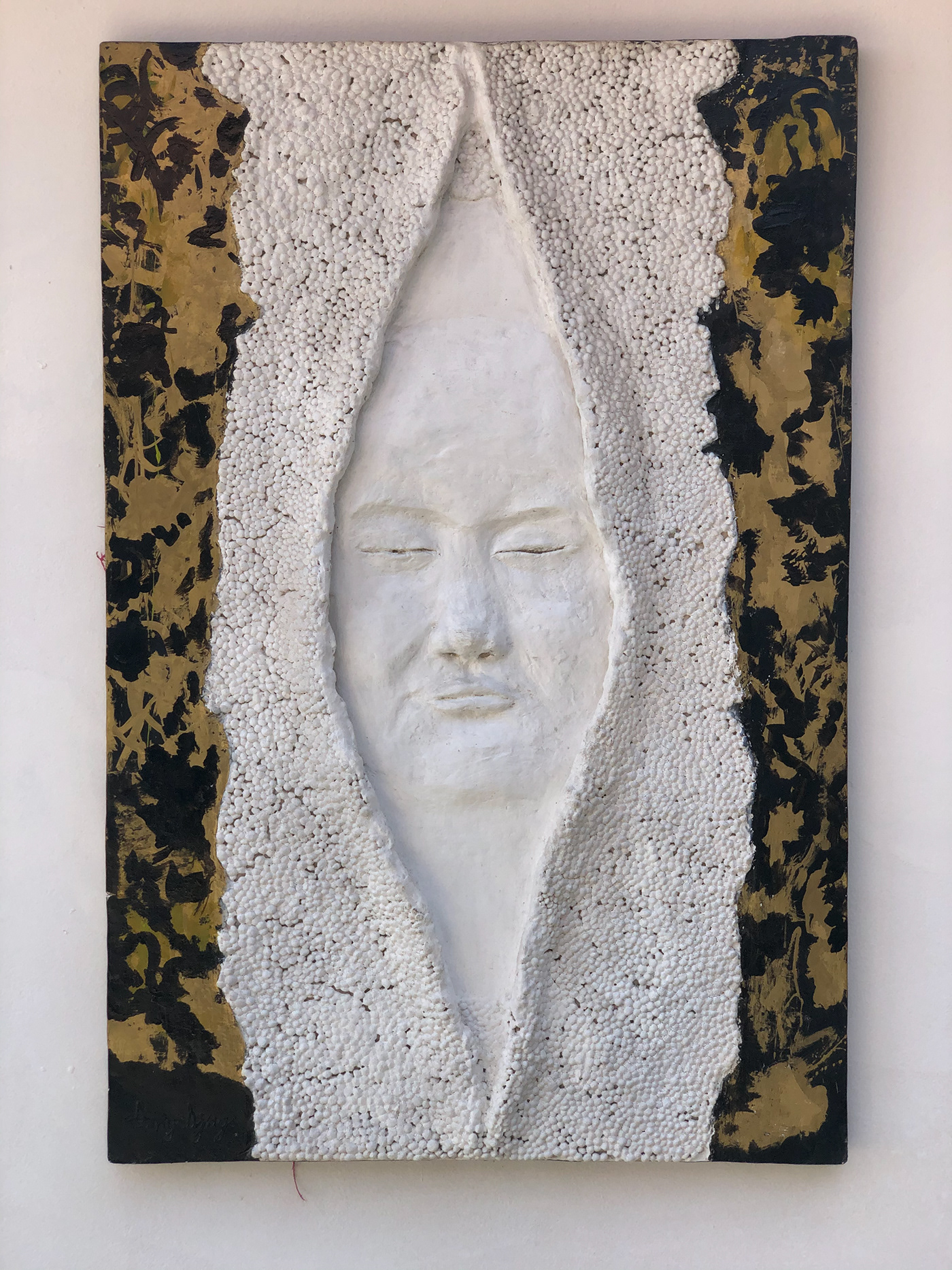art beaux arts design modelage peinture plaster Plâtre portrait relief sculpture