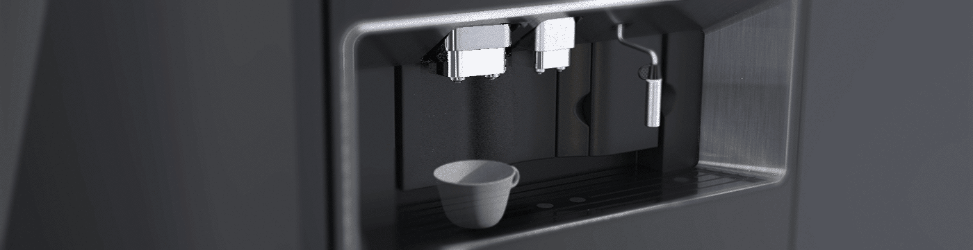 Gaggenau oven microwave coffe machine coffe product design sketch
