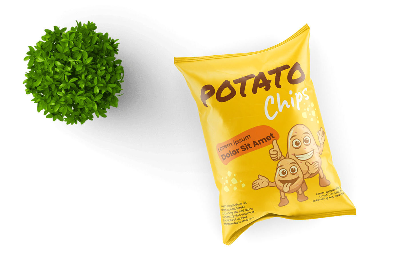 animation  art cartoon character Character design  Design Graphic digital graphic template packaging illustration potato chips product design 
