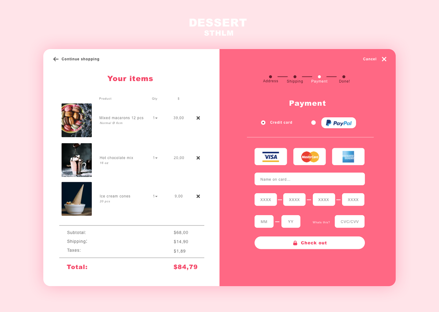 daily ui #002 credit card checkout graphic design  ux UI Webdesign