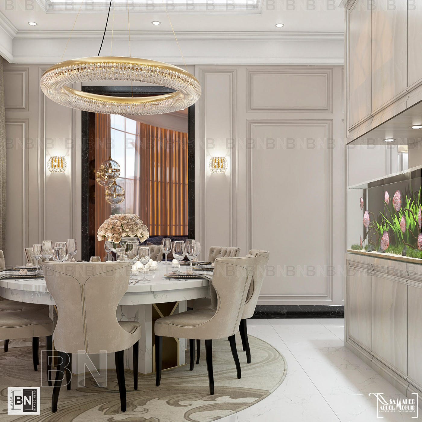 interior design  design dining Pantry Classic neoclassic