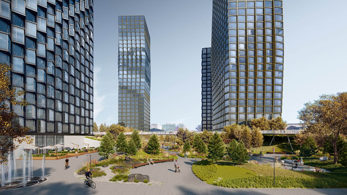 3d artist 3D Visualization architecture archviz CGI Render rendering residential skyscraper VisEngine