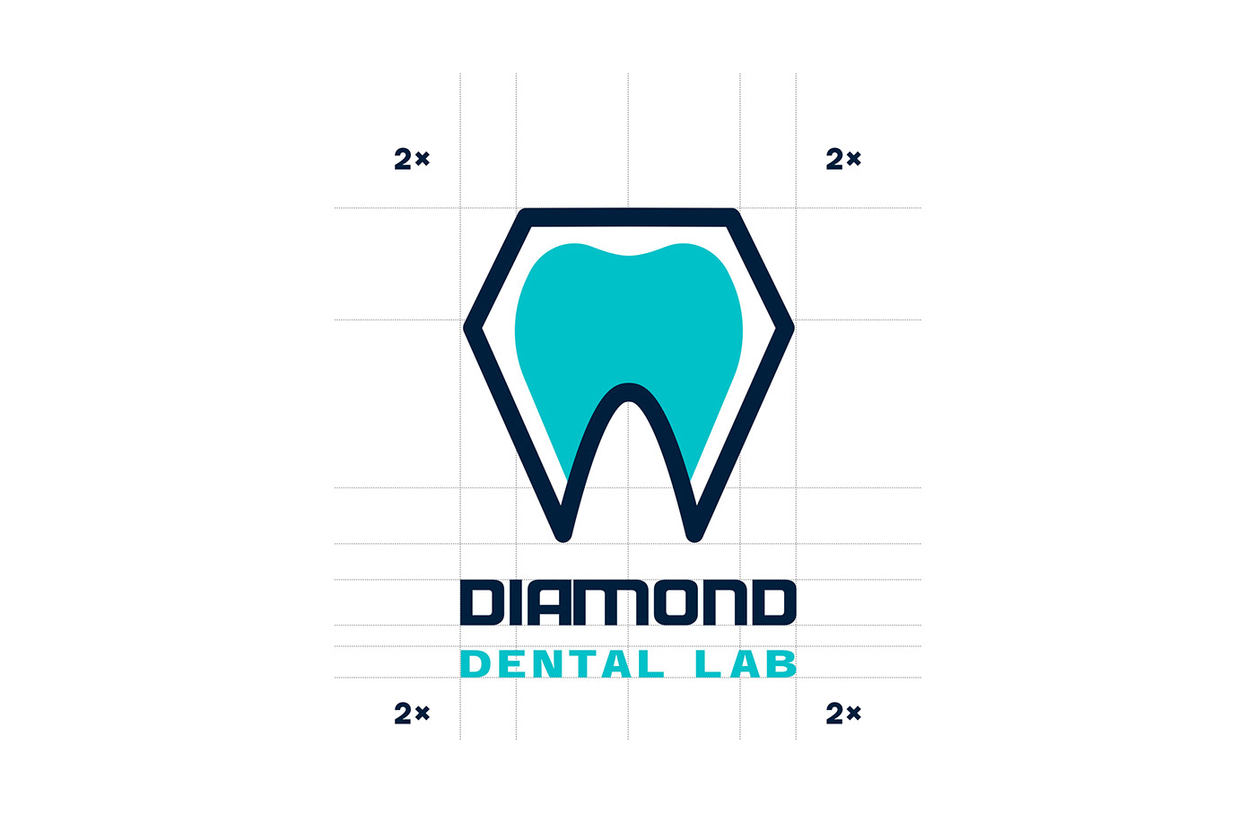 logo branding  dental tooth