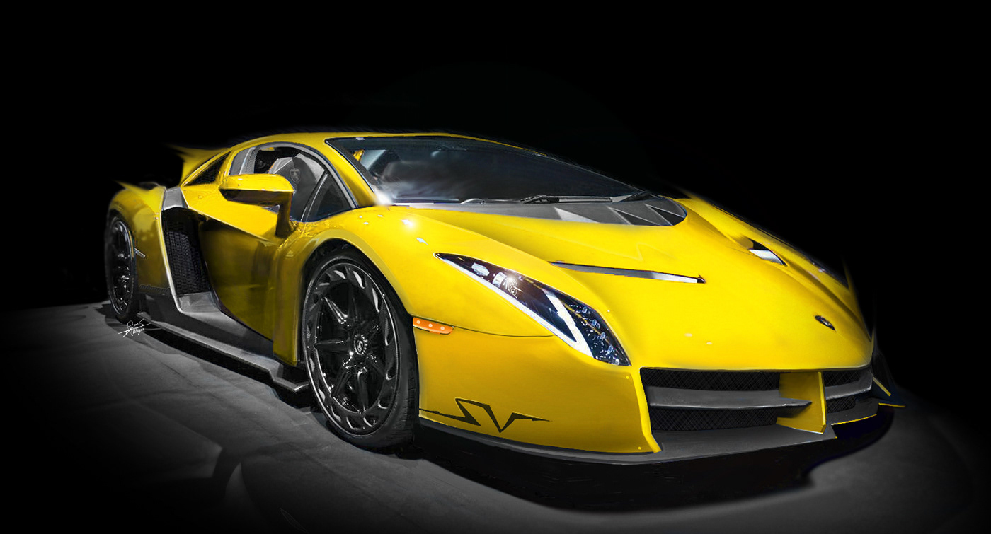 lamborghini veneno stradale concept facelift Pelligra design prototype race car Super Veloce veneno sv