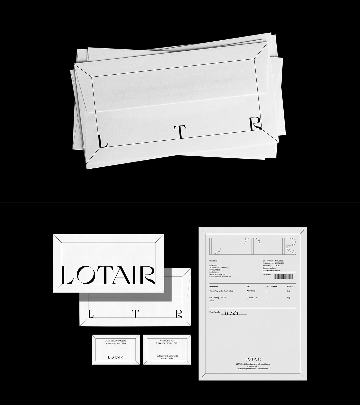 boutique curation onlinestore prestige vintage typography   brand identity Logo Design visual identity Brand Design