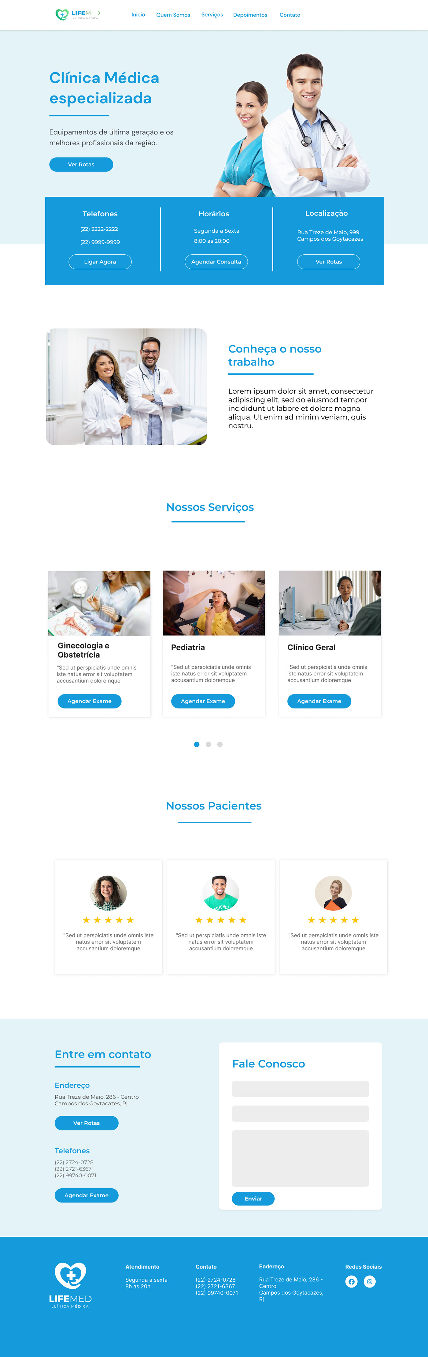UI ux Webdesign medical doctor landingpage Figma design Website inteface