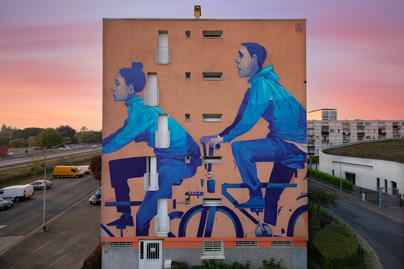 artist artwork Graffiti LABELVALETTE Mural painting   streetart Urbanart wall