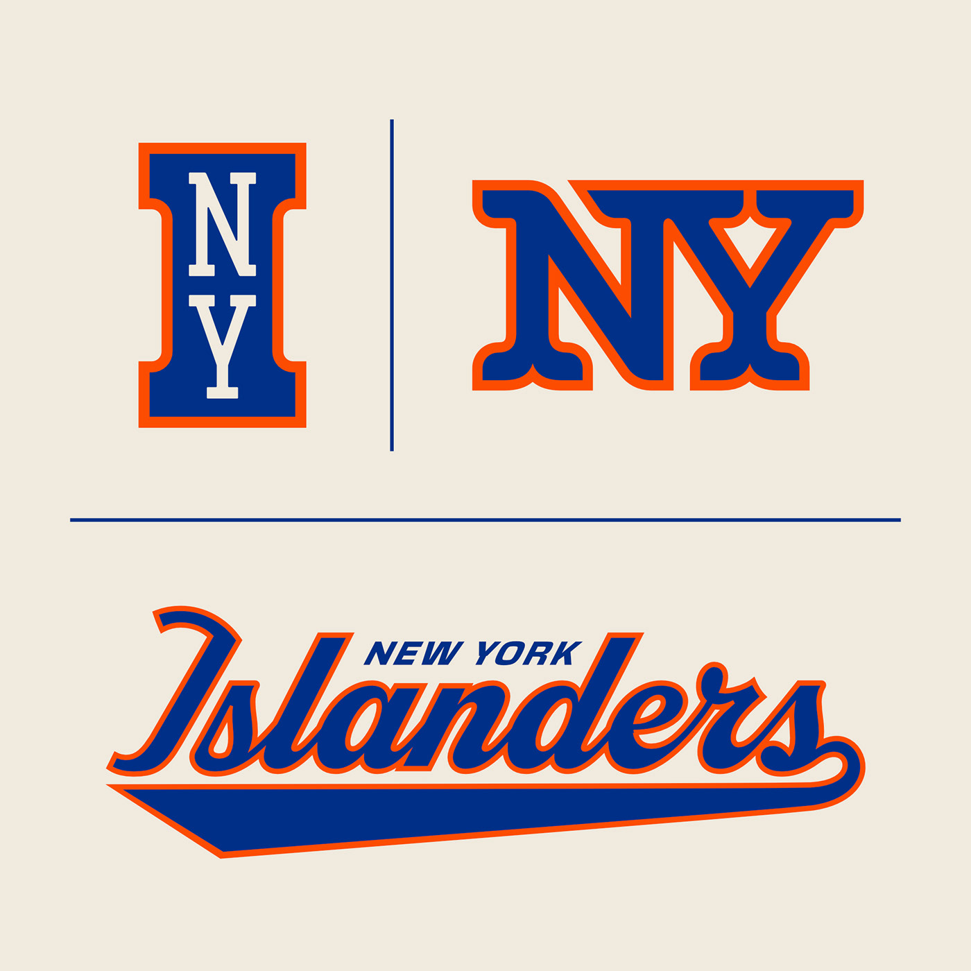 NHL logo Badge design New York Islanders