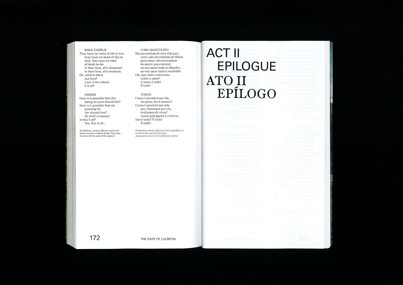 design graphicdesign book editorial design  typography   type opera Theatre culture