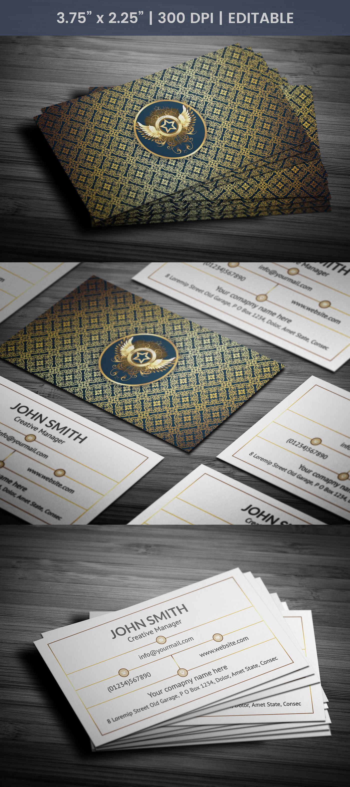 modern lawyer law firm business card design
