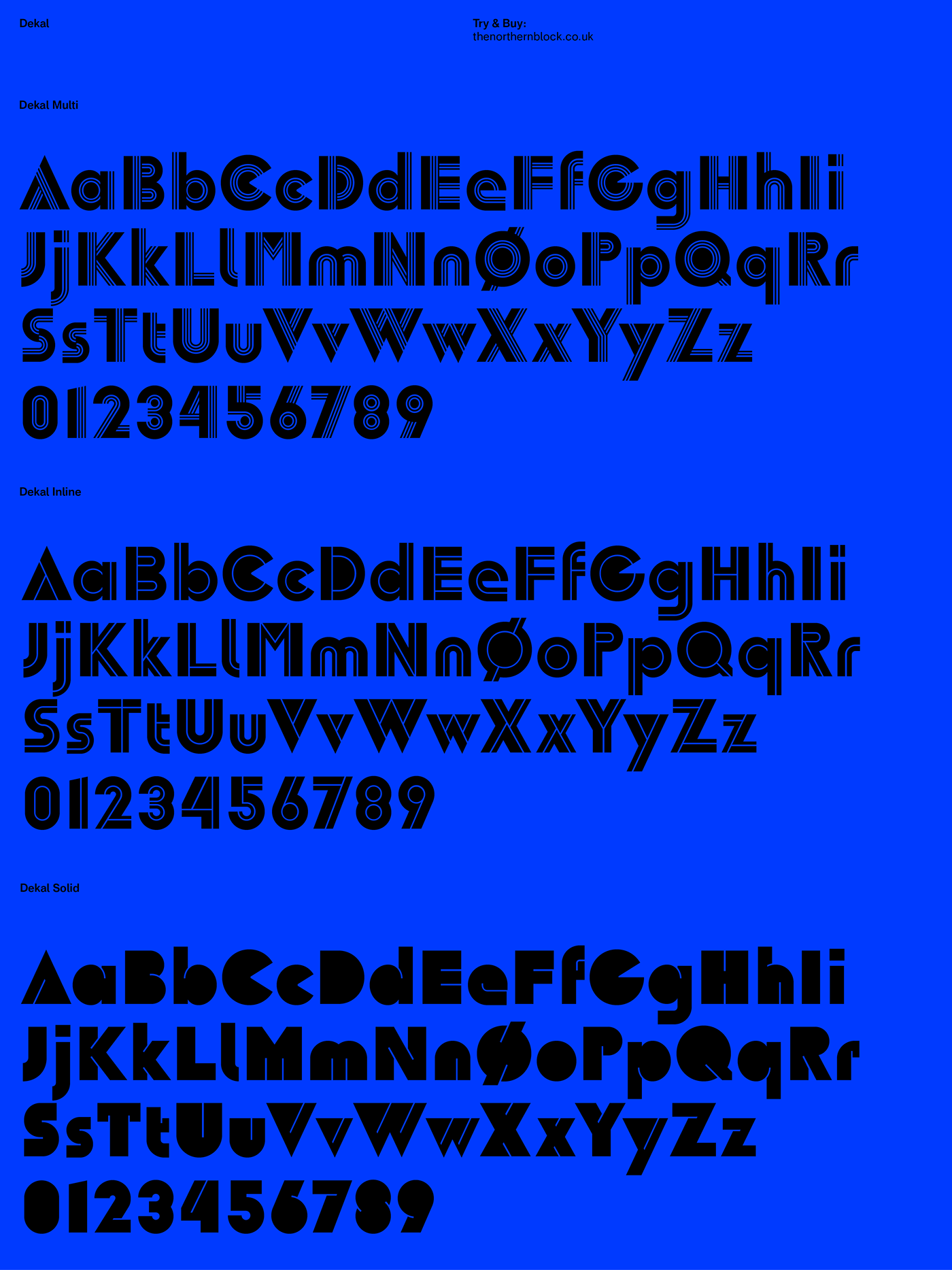 The Northern Block display font Experimental font font Typeface typography   retro font poster branding  Dekal Font