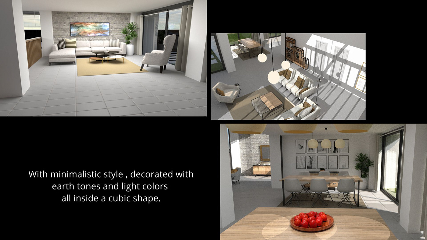 3D architecture design exterior floor plan interior design  Render SketchUP visualization vray