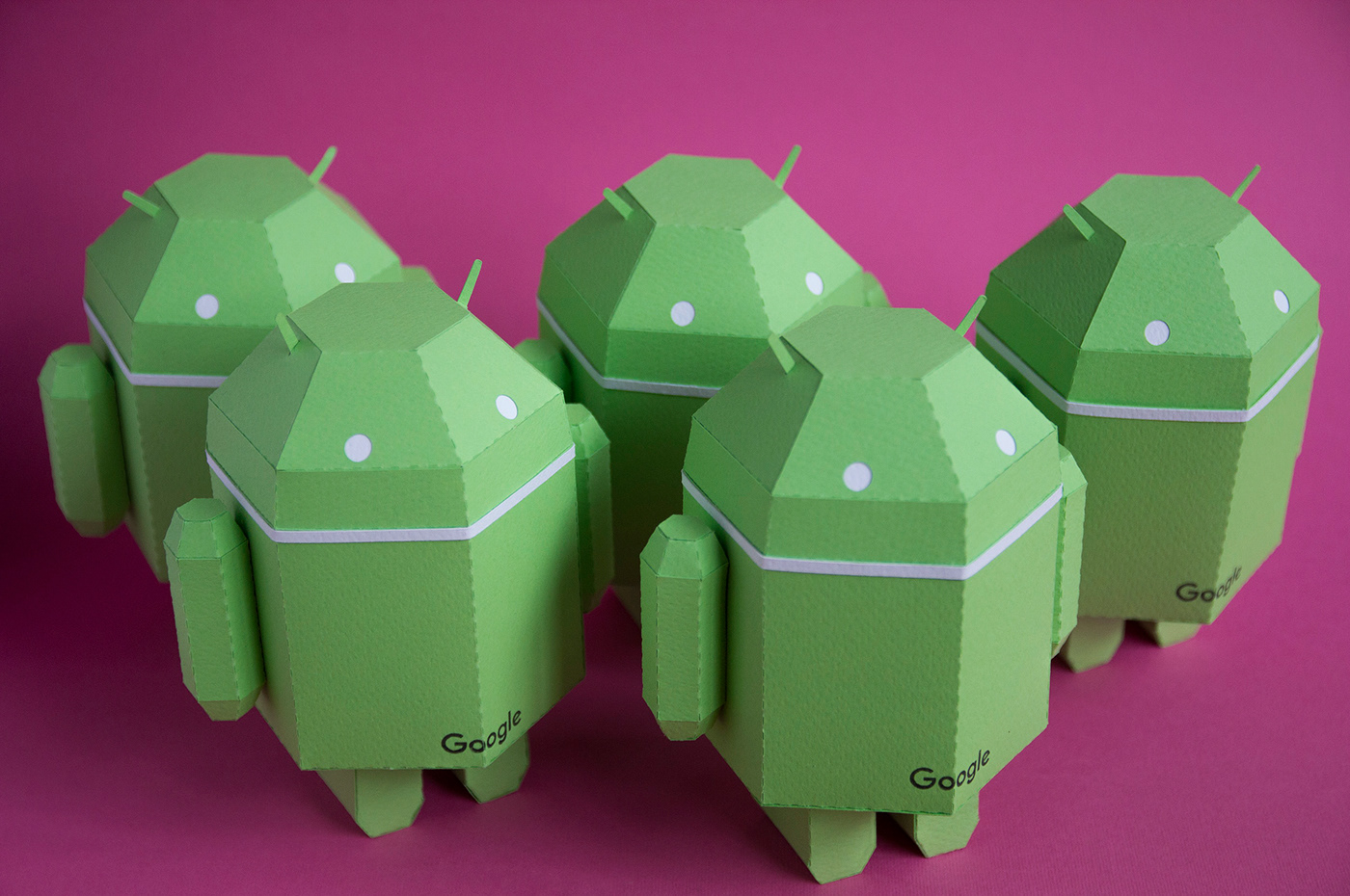 papercraft paperandroid android butdroid lowpoly google guardabosques