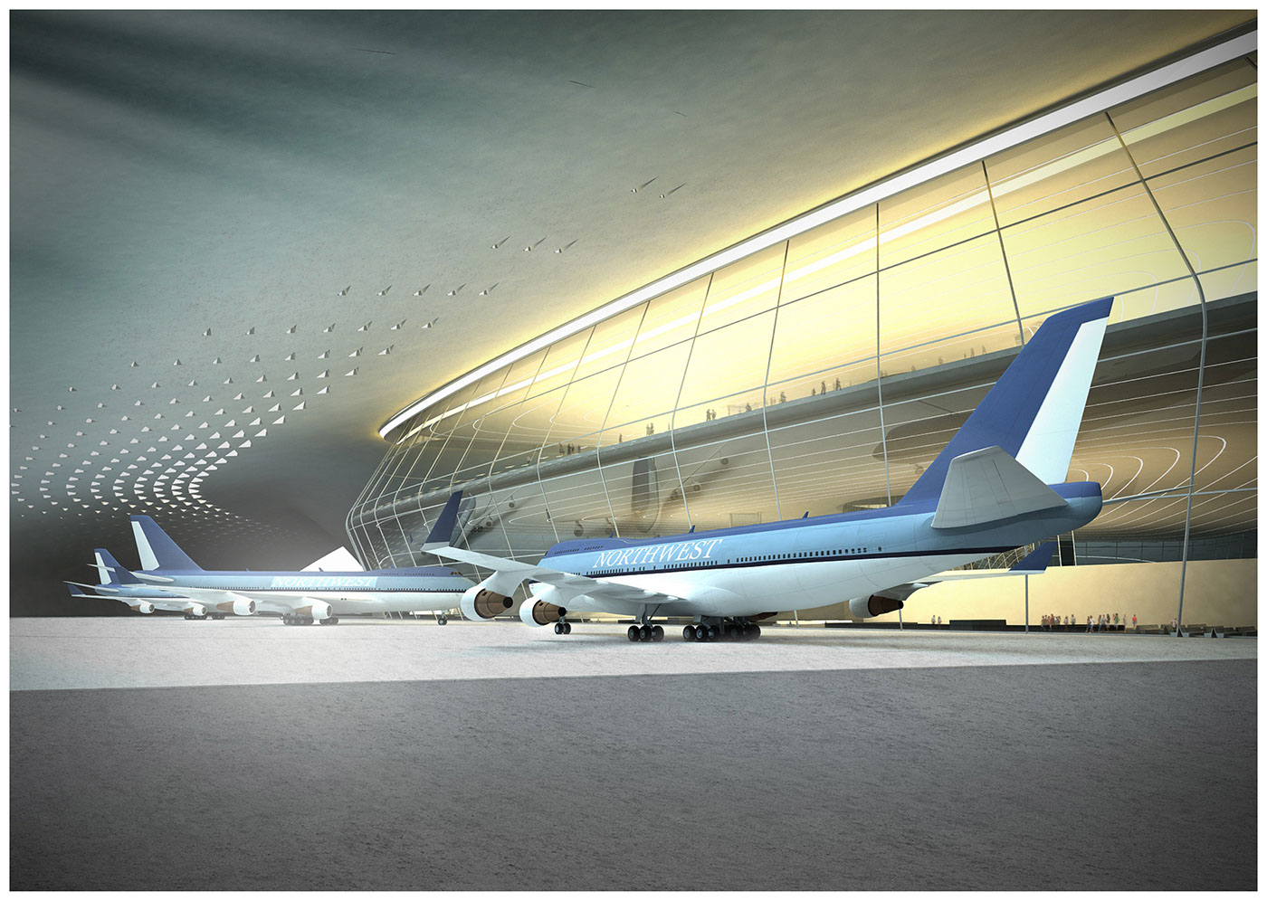Future airport Contemporary airport contemporary architecture