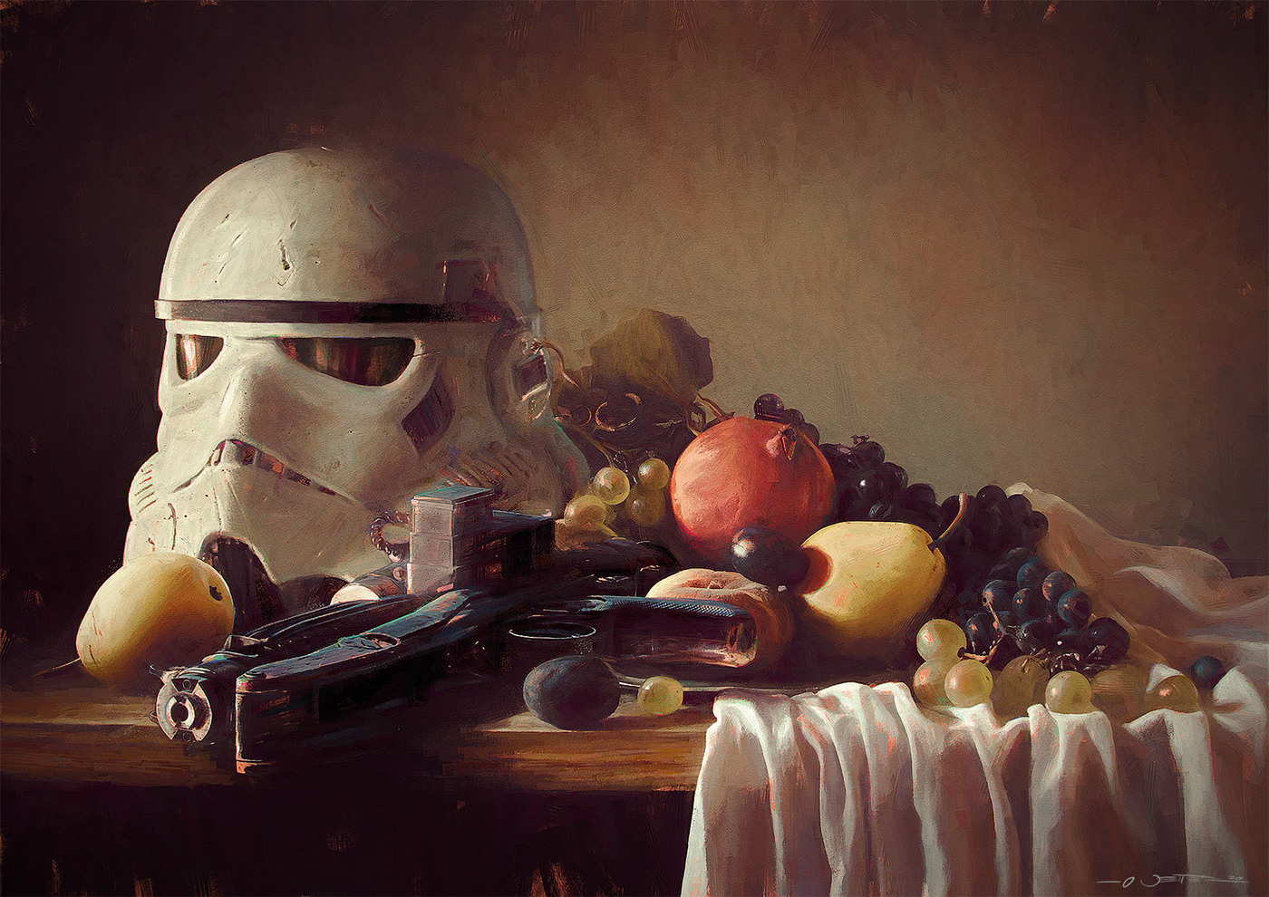 Avengers comic Digital Art  painterly painting   Realism star wars still life