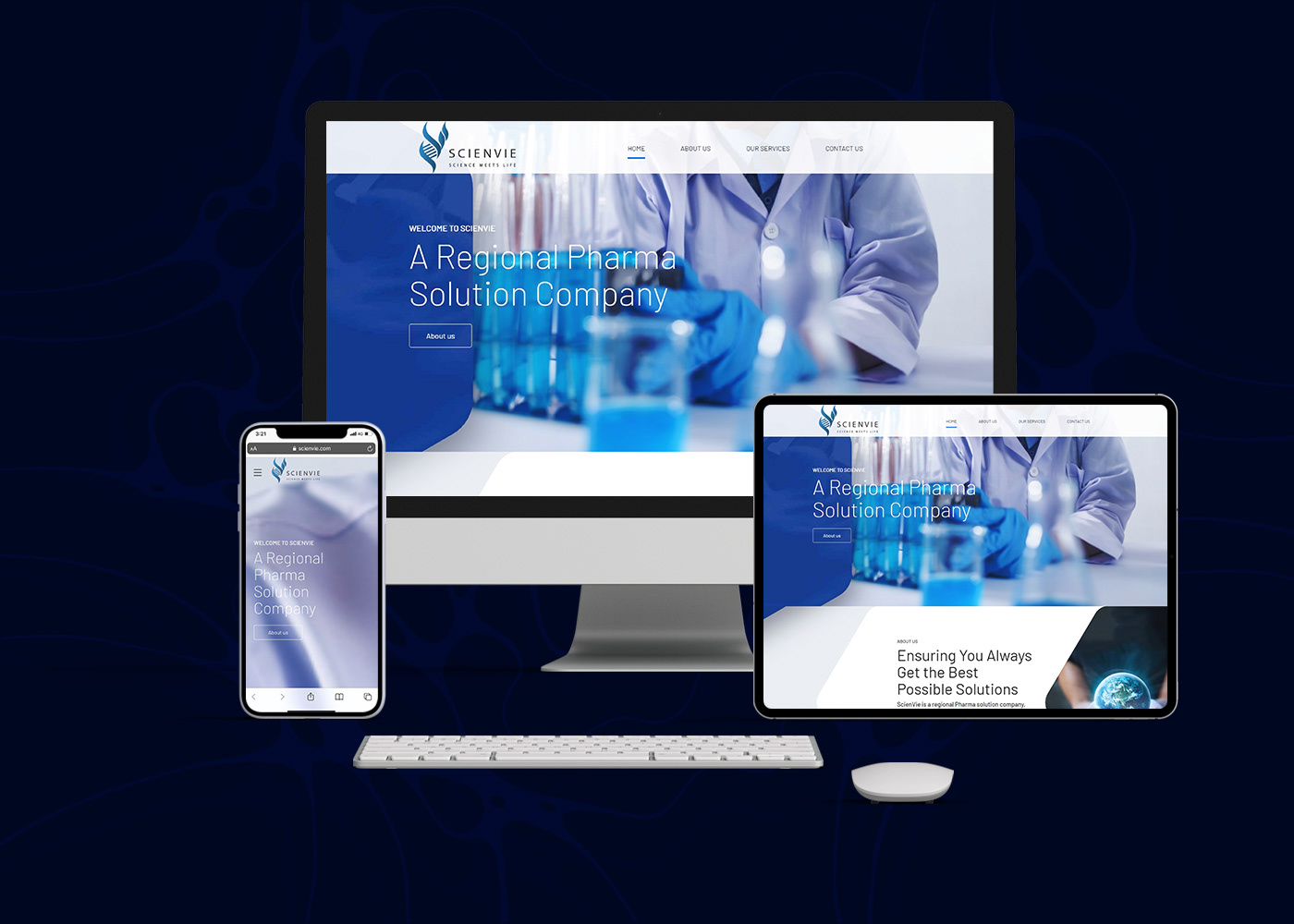 chromosome DNA science Technology UI/UX Web Design  Website