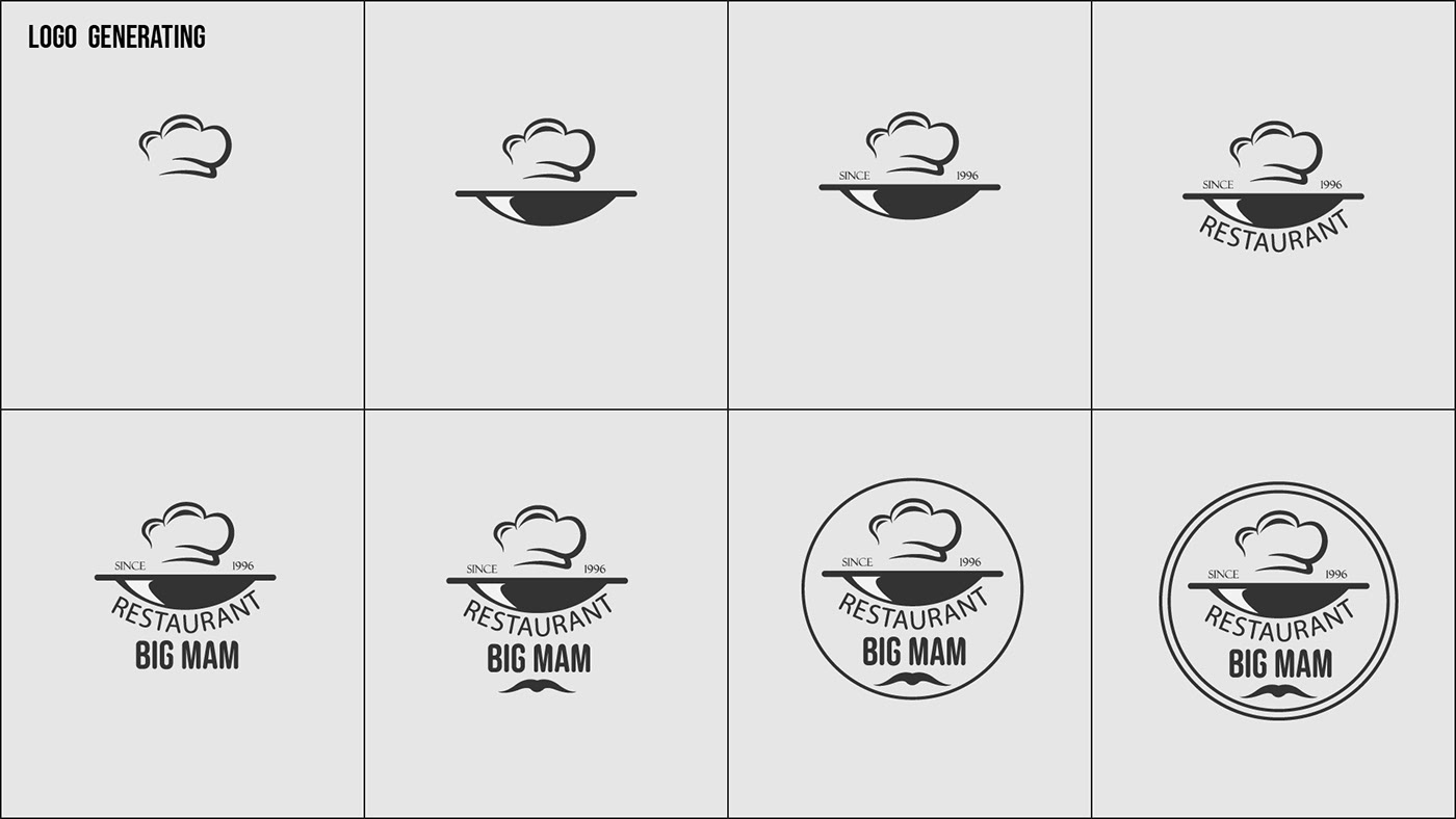logo Logo Design branding  Branding Identity creative logo restaurant restaurant logo graphic design  branding Logo simple logo