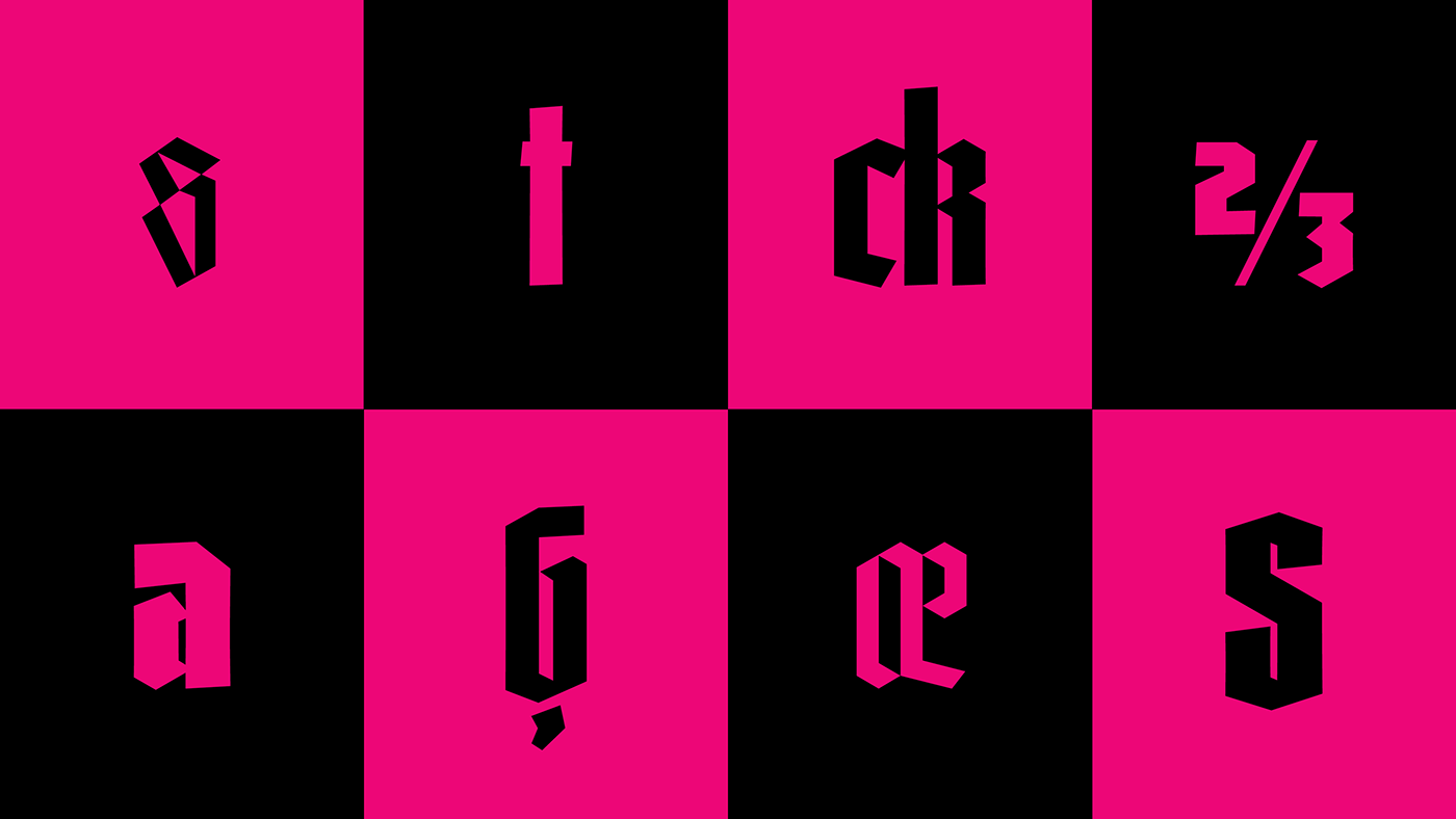 type design type Blackletter gothic textura Display modular calligraphic