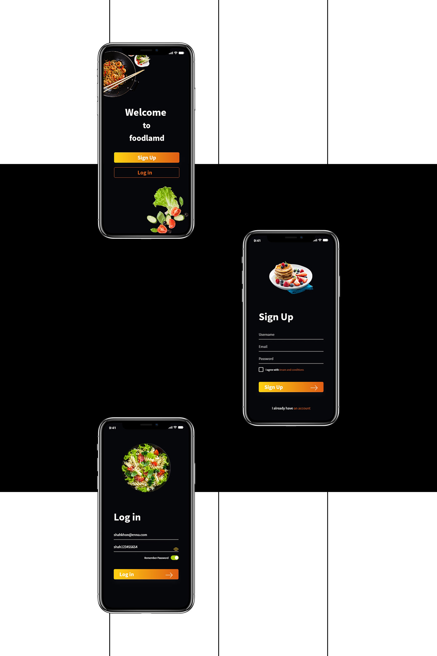 Free App Design app UI ux free mobile app #interaction  ISO android food app Restaurant app