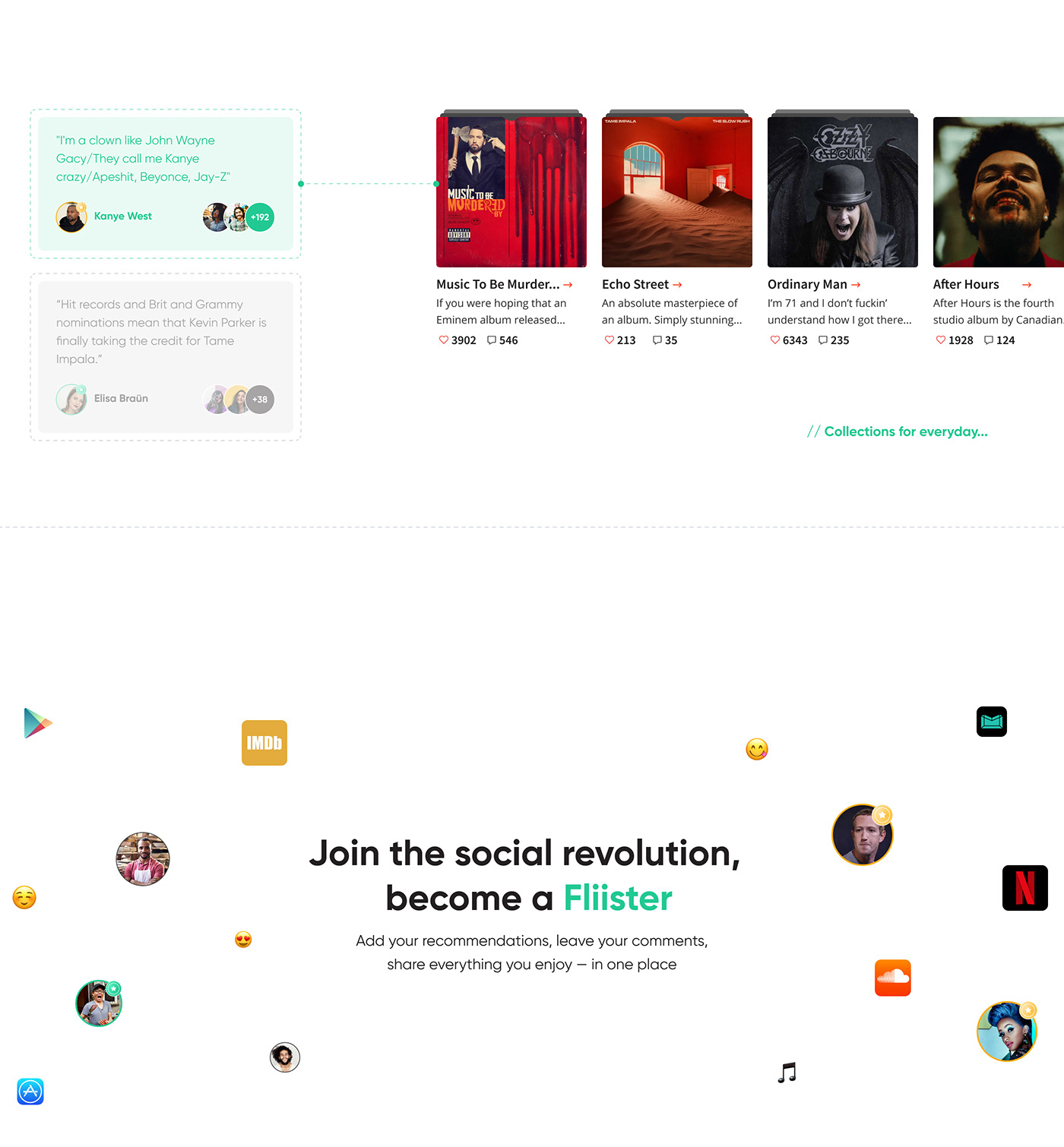Interaction design  landing page social network Social Platform UI ux Web Design  Website