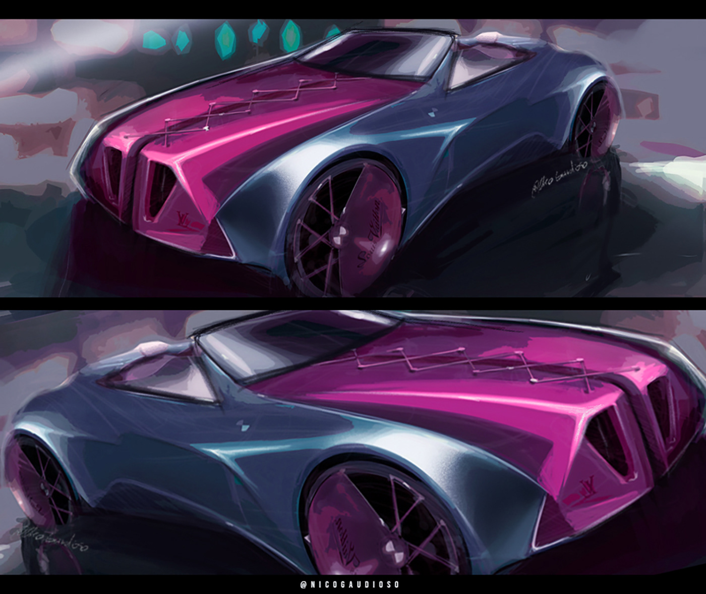 cardesign conceptcar conceptart sketch carsketch transportdesign design transportationdesign McLaren Lancia