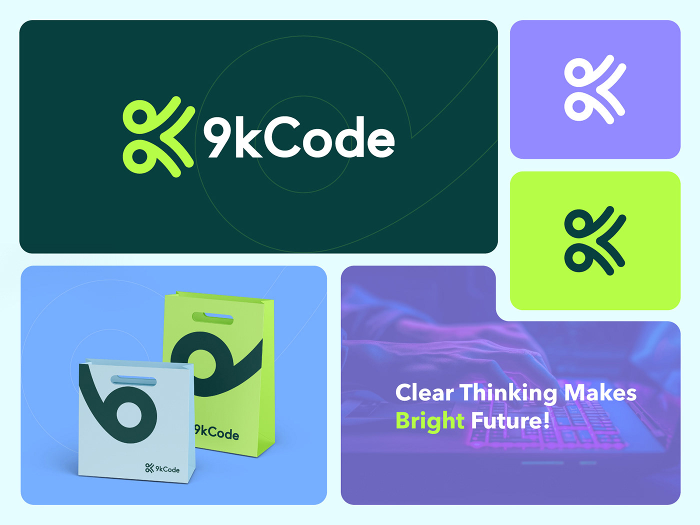 Logo design, modern logo, Web3, k logo, SaaS, tech logo
