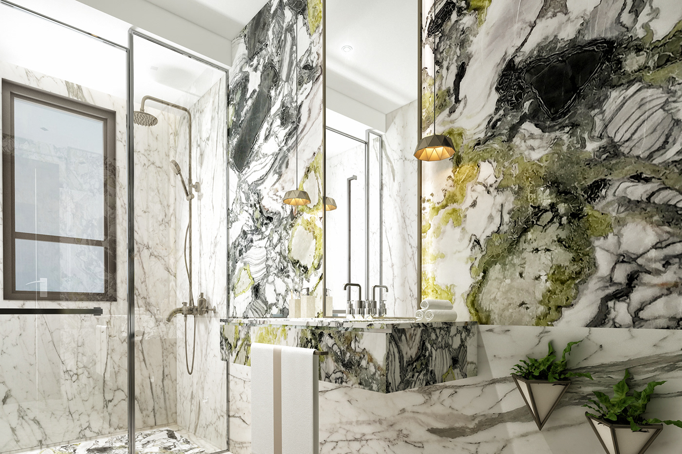 bathroom Marble stone amazonia Calacatta Italy home