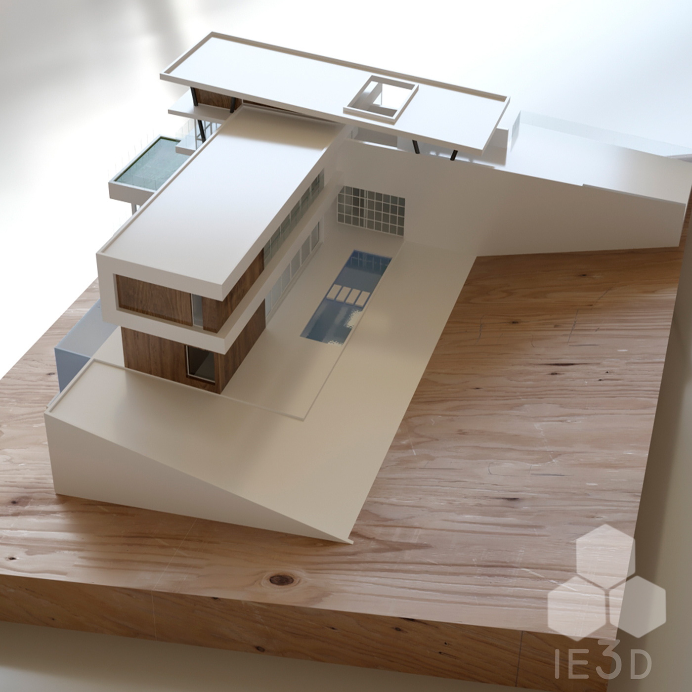 Maqueta 3D Render arquitectura argentina ie3d