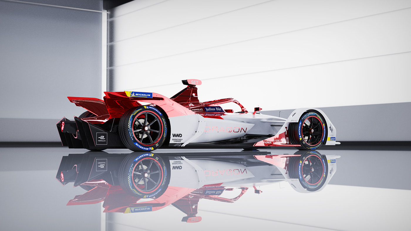branding  f1 fe Formula 1 formula e liveries Livery livery design penske