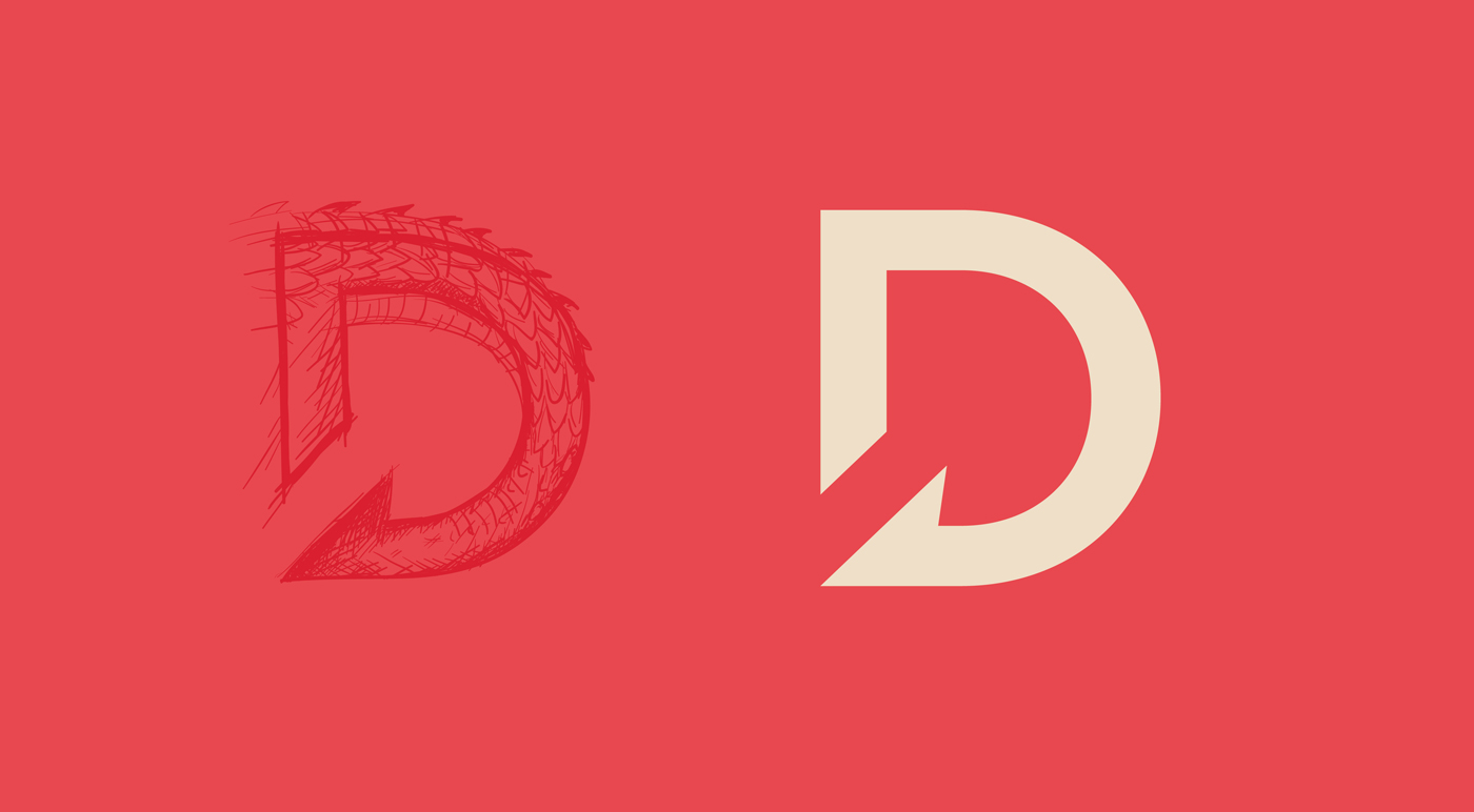 draco redesign identity dragon