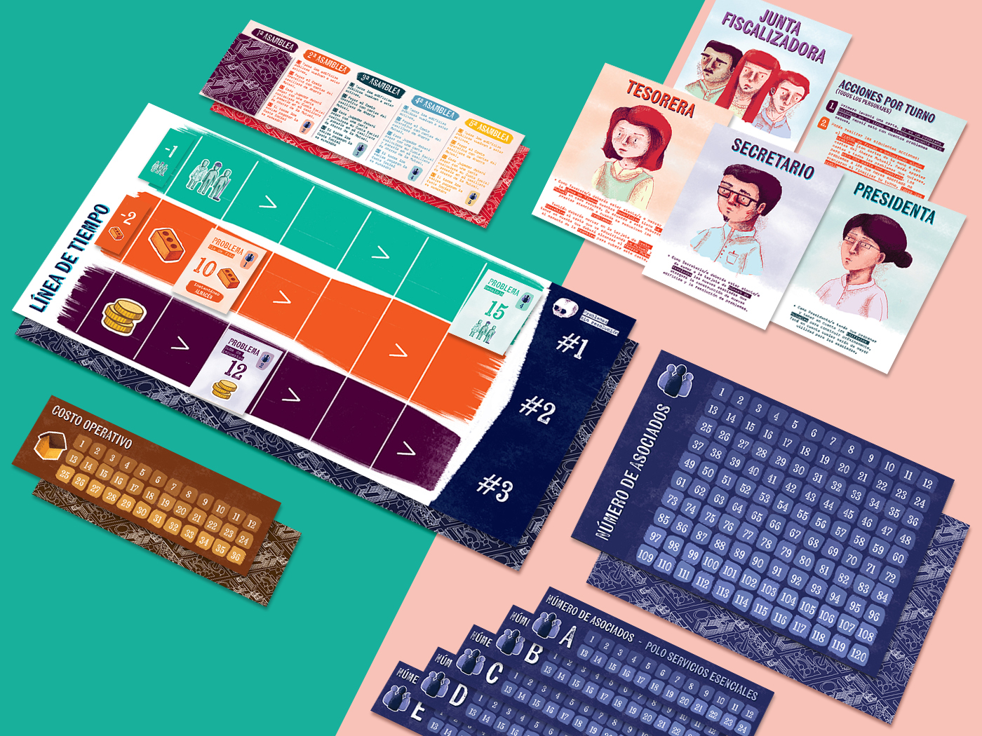 boardgame juego de mesa ILLUSTRATION  ilustracion graphic design  diseño gráfico