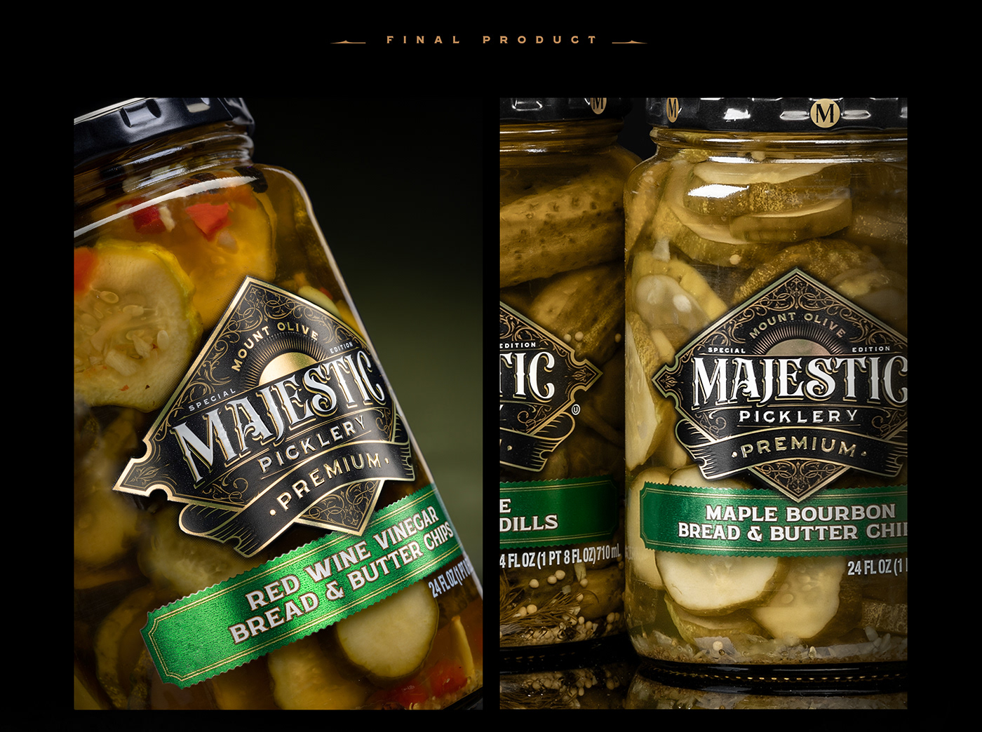 jar Label packaging design Food  Custom gold lettering premium Whiskey Mockup