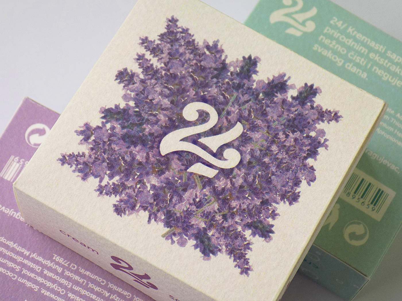 #graphic design #packaging #Print Design #soaps #cream soaps #French #lavender #Viola #violet #cream soap campaign #Advertising #Campaign #animation