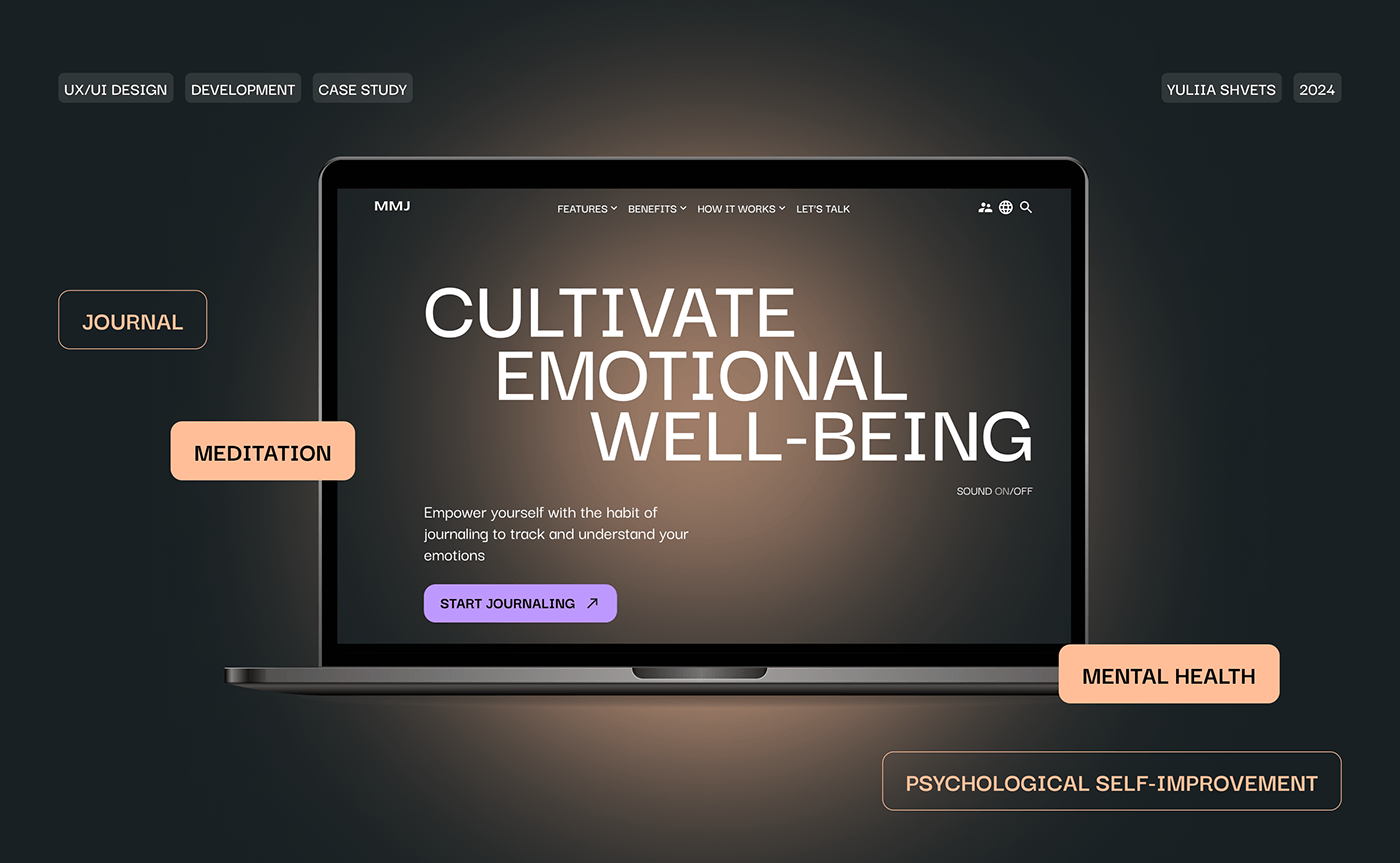 meditation mindfulness mental health Website ui design UX design Figma Web Design  journal Yoga