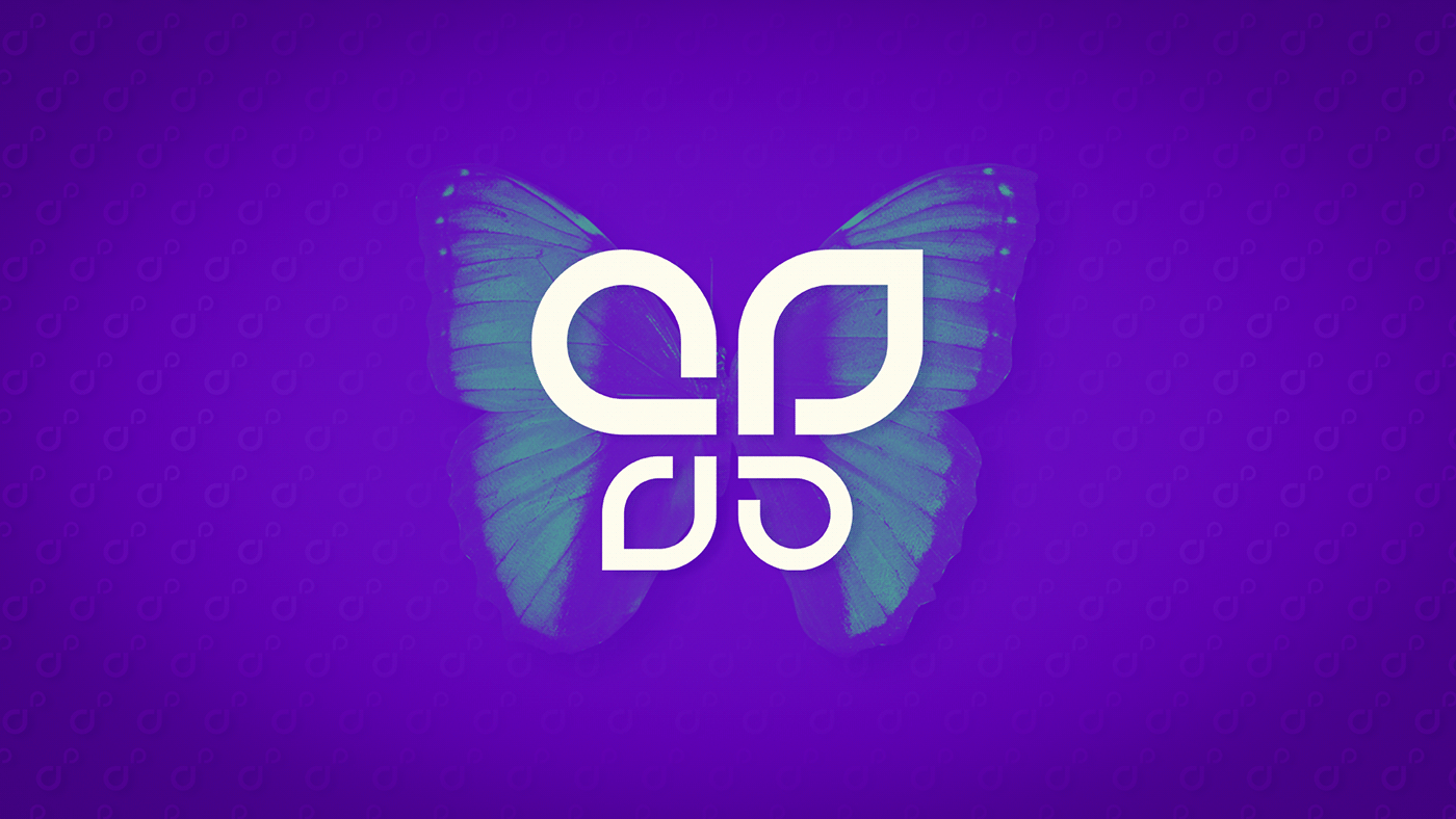 brand branding  butterfly Education Ensino Golden Ratio Inteligencia emocional logo marca Proporção Áurea