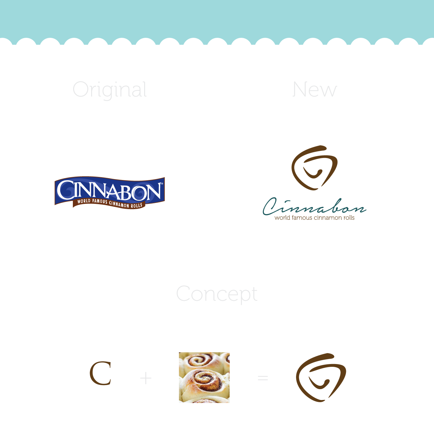 branding  rebranding logo brand brand identity Corporate Identity Cinnabon cinnamon pastry Confectionery