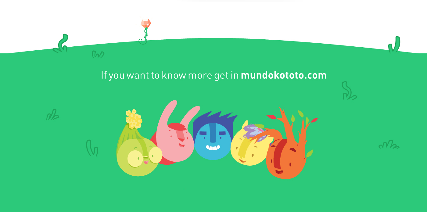 mundo kototo kids children brand characters colors products tshirts Startup Web UI