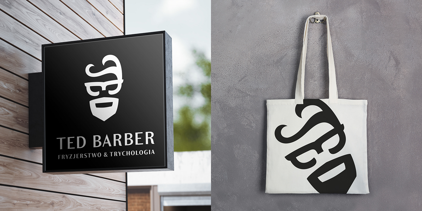 barbershop branding  business card Corporate Identity grooming haircut hairdresser identity Logo Design Logotype