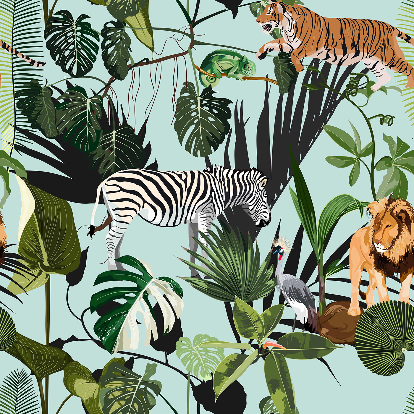  Exotic safari wallpaper.