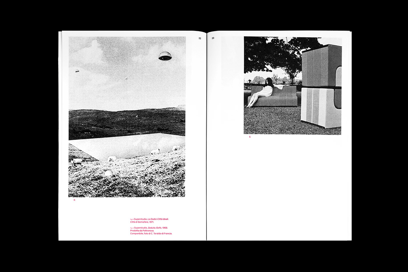 book design editorial graphic invisible structures ISIA Urbino Layout photo Project radical design