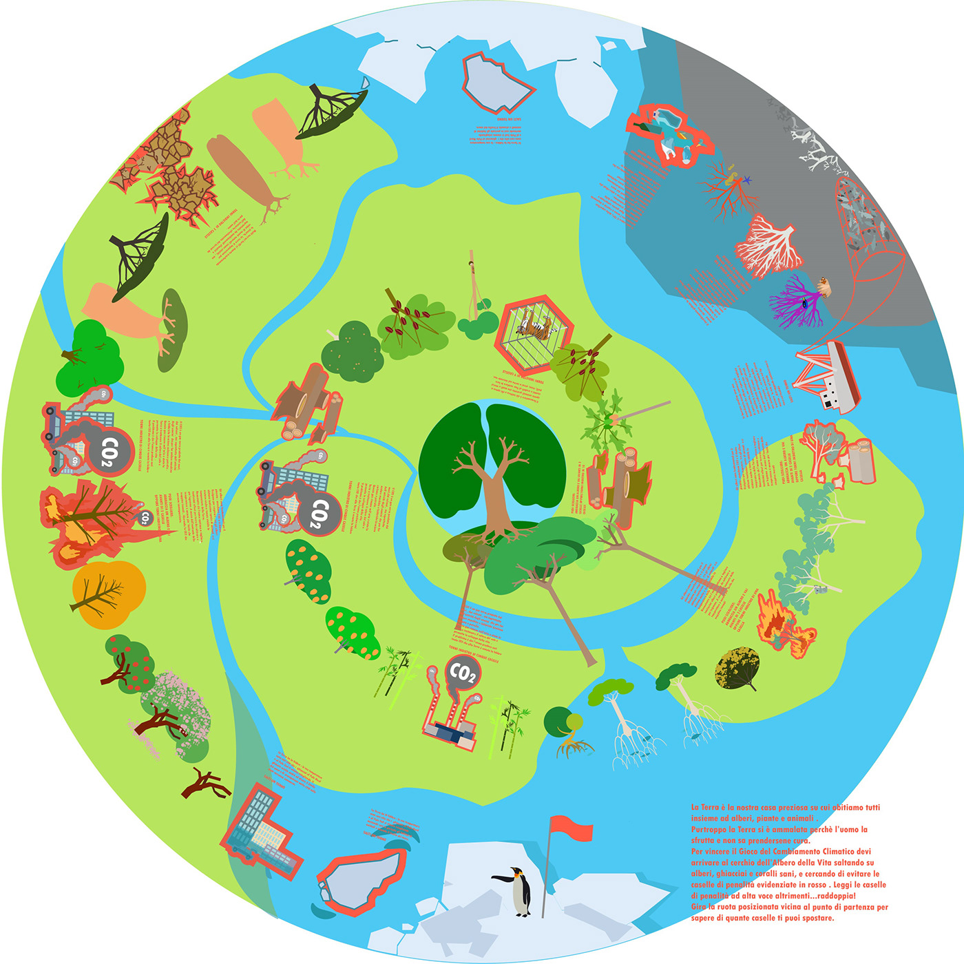 climate climate change earth fridayforfuture game gioco graphic design  kids Park Urban